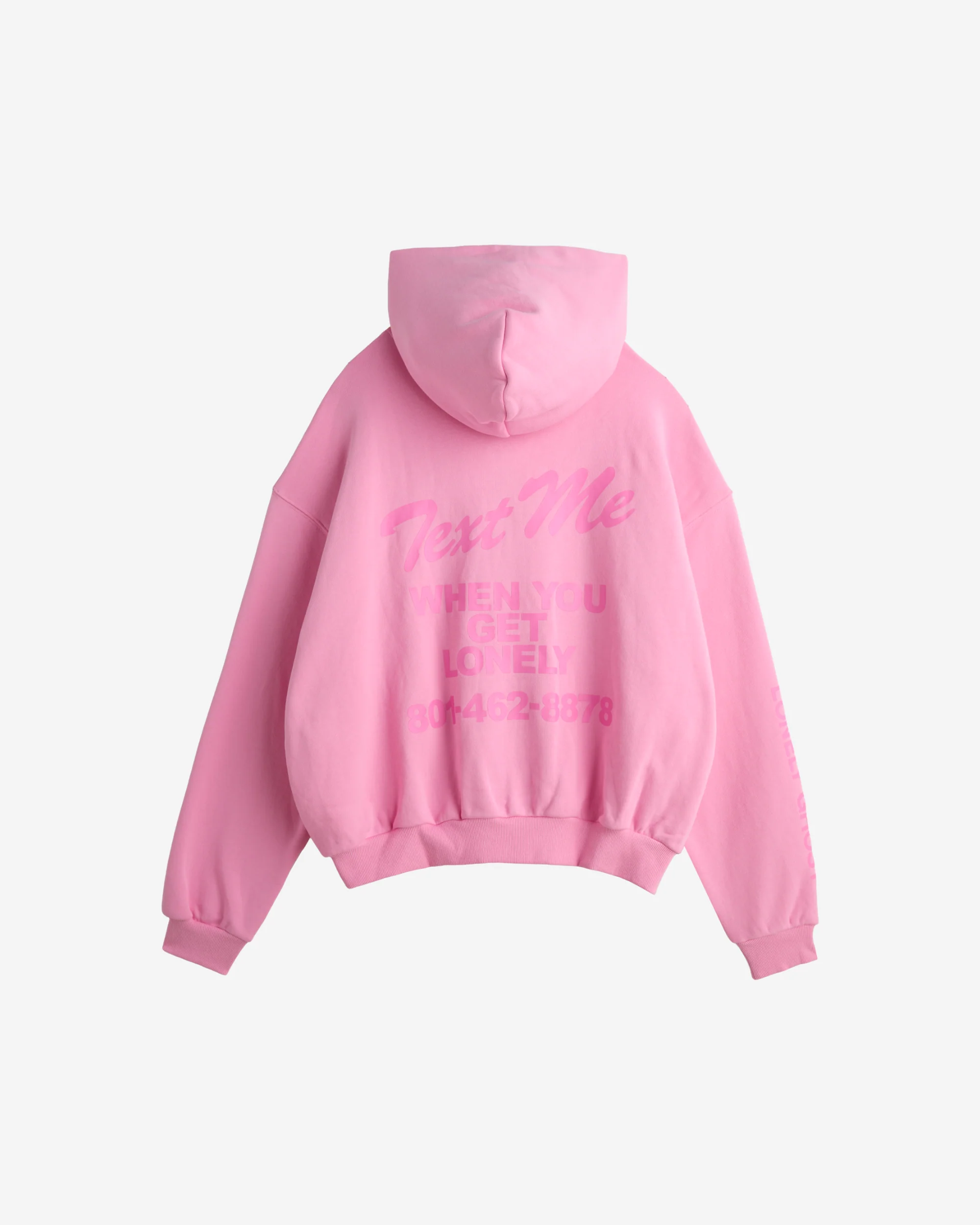 Text Me When You Get Lonely Zip Hoodie - Image 2